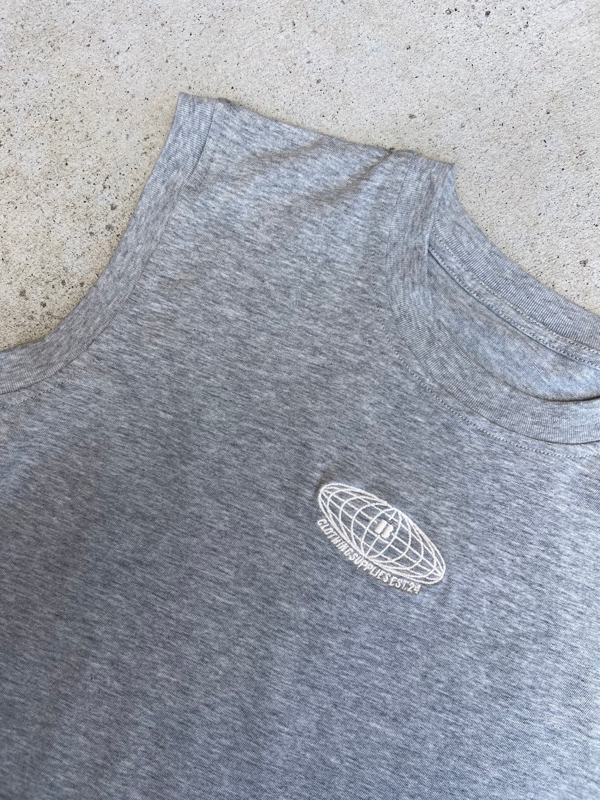 SAMPLE - Singlet (grey marle)