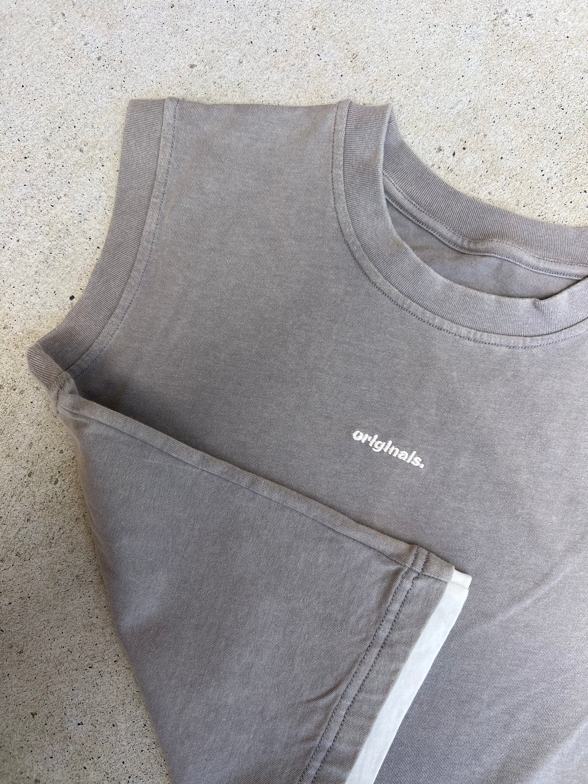 SAMPLE - Washed Singlet (grey)