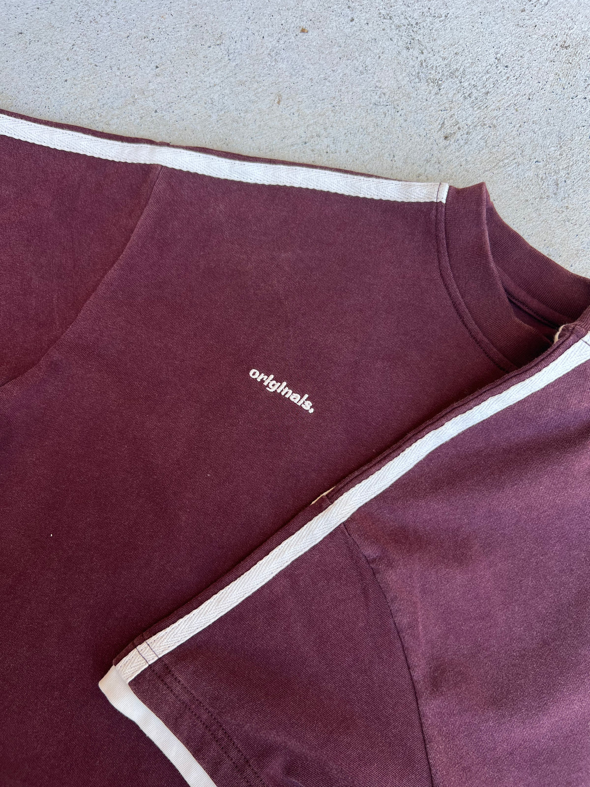 SAMPLE - Washed Tee (rich choc)