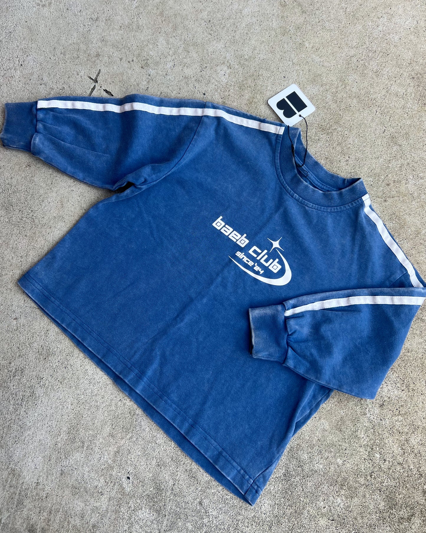 SAMPLE: Washed Blue Long Sleeve