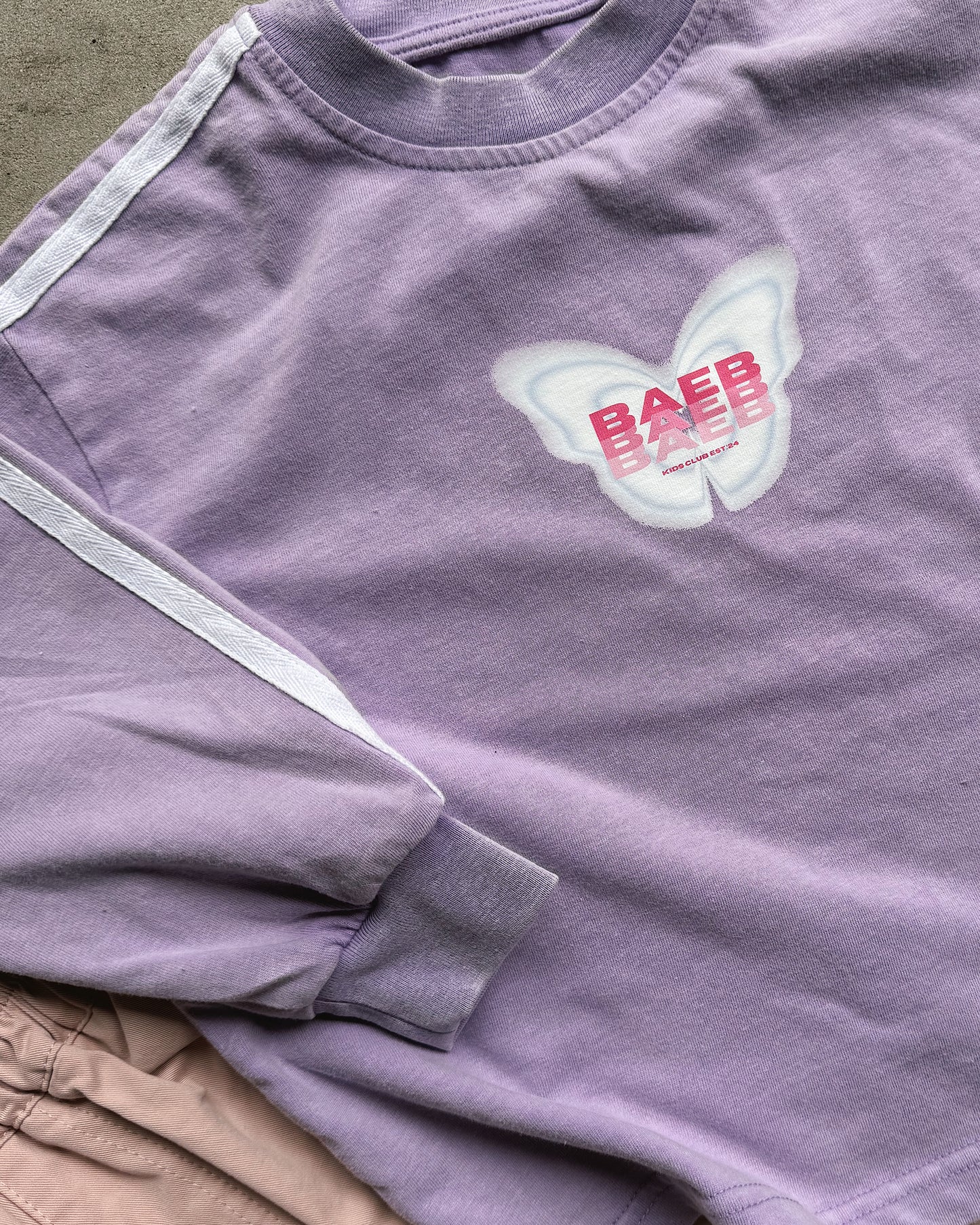 Signature Long Sleeve Tee - Washed Lilac