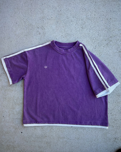 The Core Star Tee ★ Washed Purple (Pre-Order)