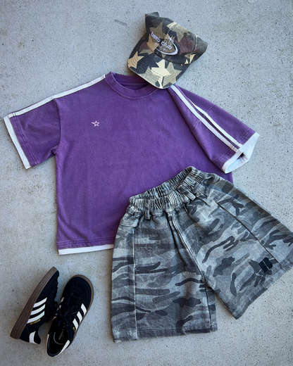 The Core Star Tee ★ Washed Purple (Pre-Order)