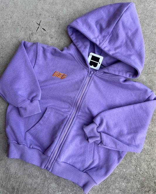 SAMPLE: Lilac French Terry Zip Hoodie