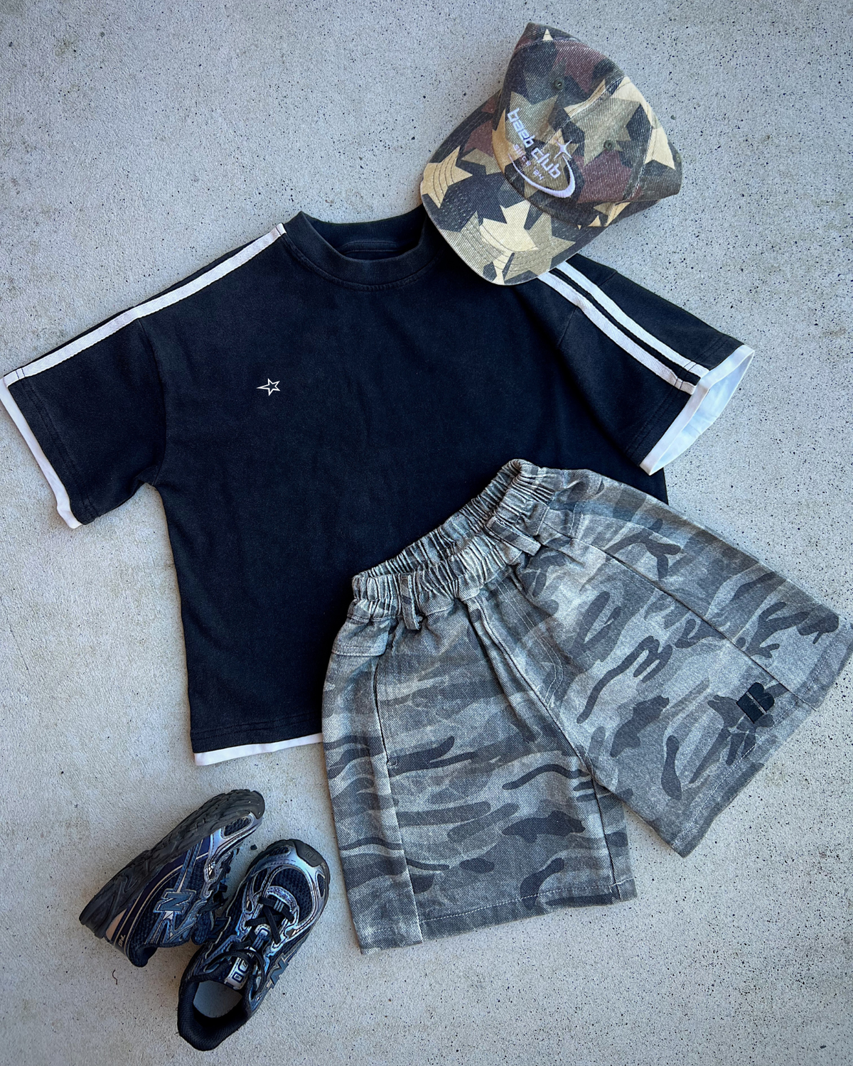 The Core Star Tee ★ Washed Black (Pre-Order)