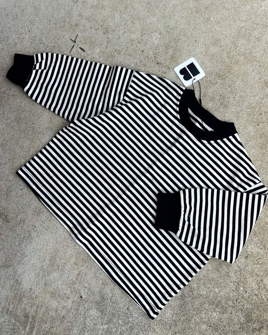 SAMPLE: B&W Stripe Long Sleeve