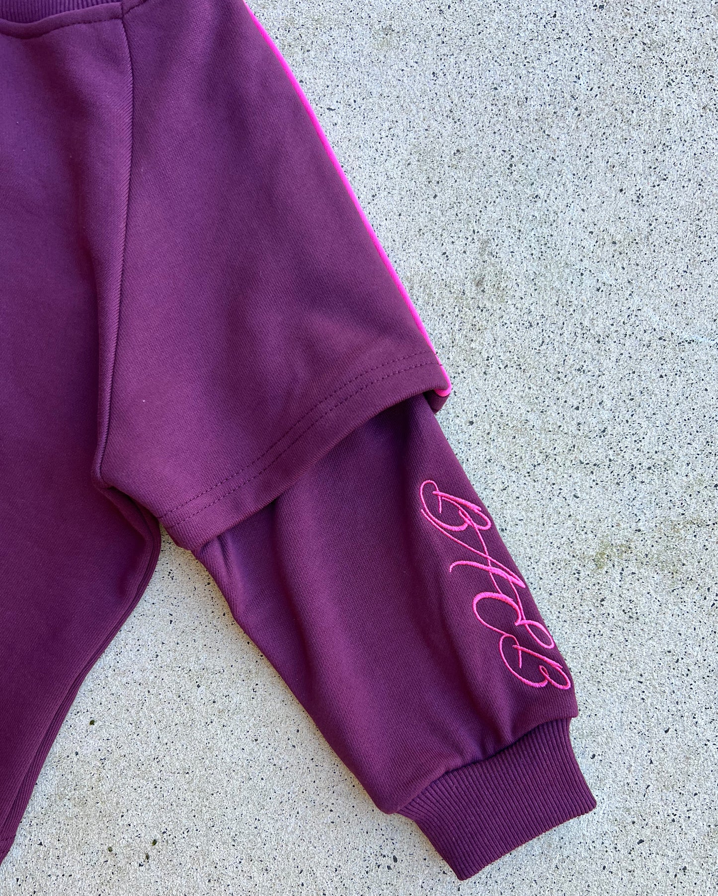 Double Layer Pullover in Plum-Grape {Special Edition}
