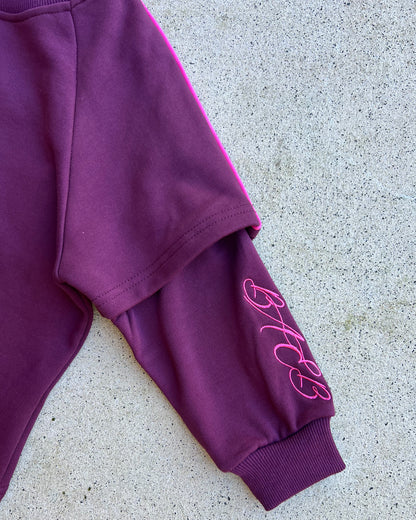 Double Layer Pullover in Plum-Grape {Special Edition}
