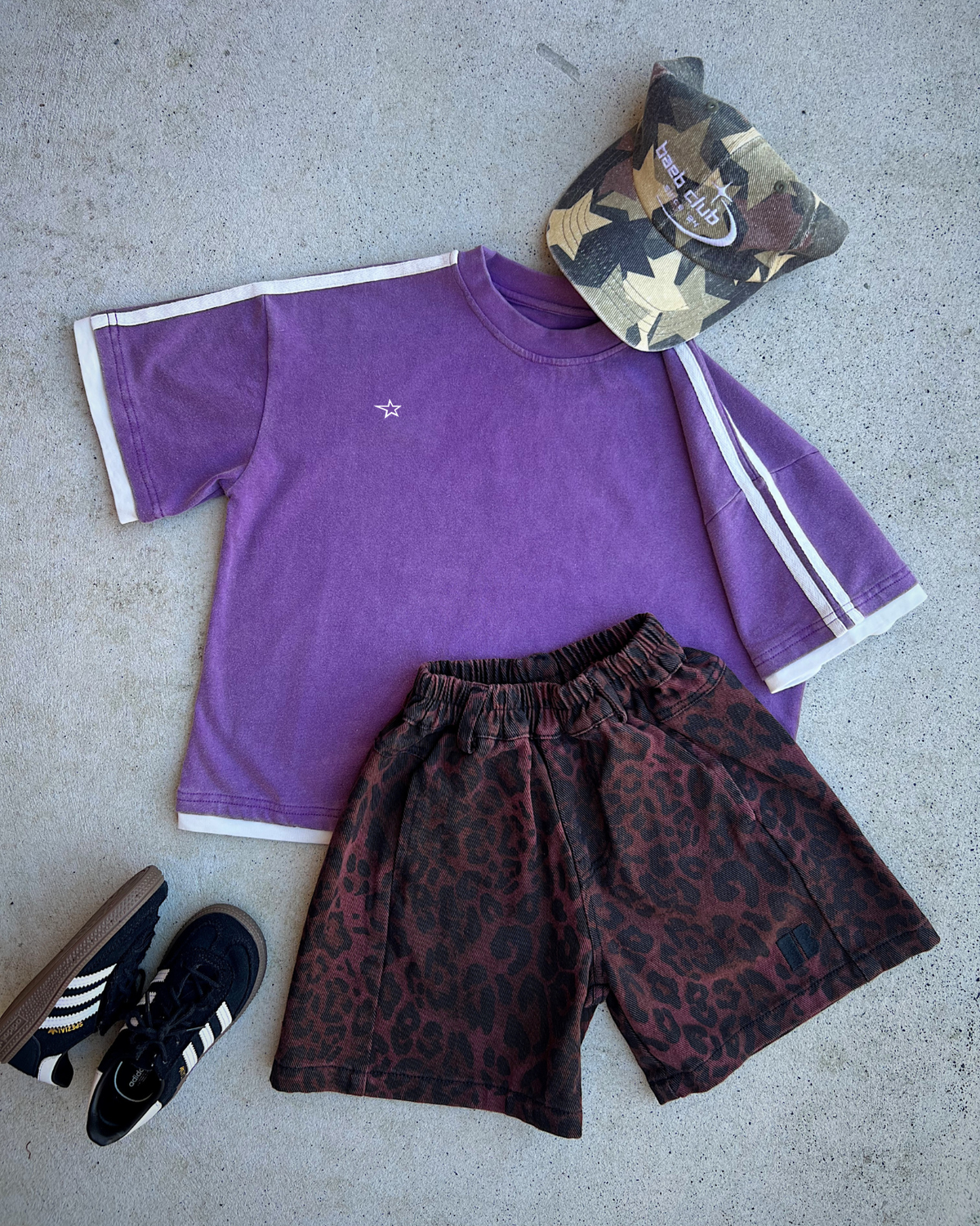 The Core Star Tee ★ Washed Purple (Pre-Order)