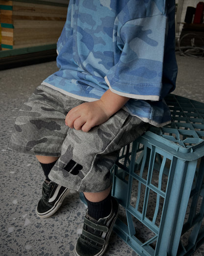 Camo Jorts ★ Washed Grey (Pre-Order)