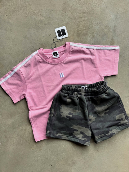 The Everyday Signature Tee - Washed Pink