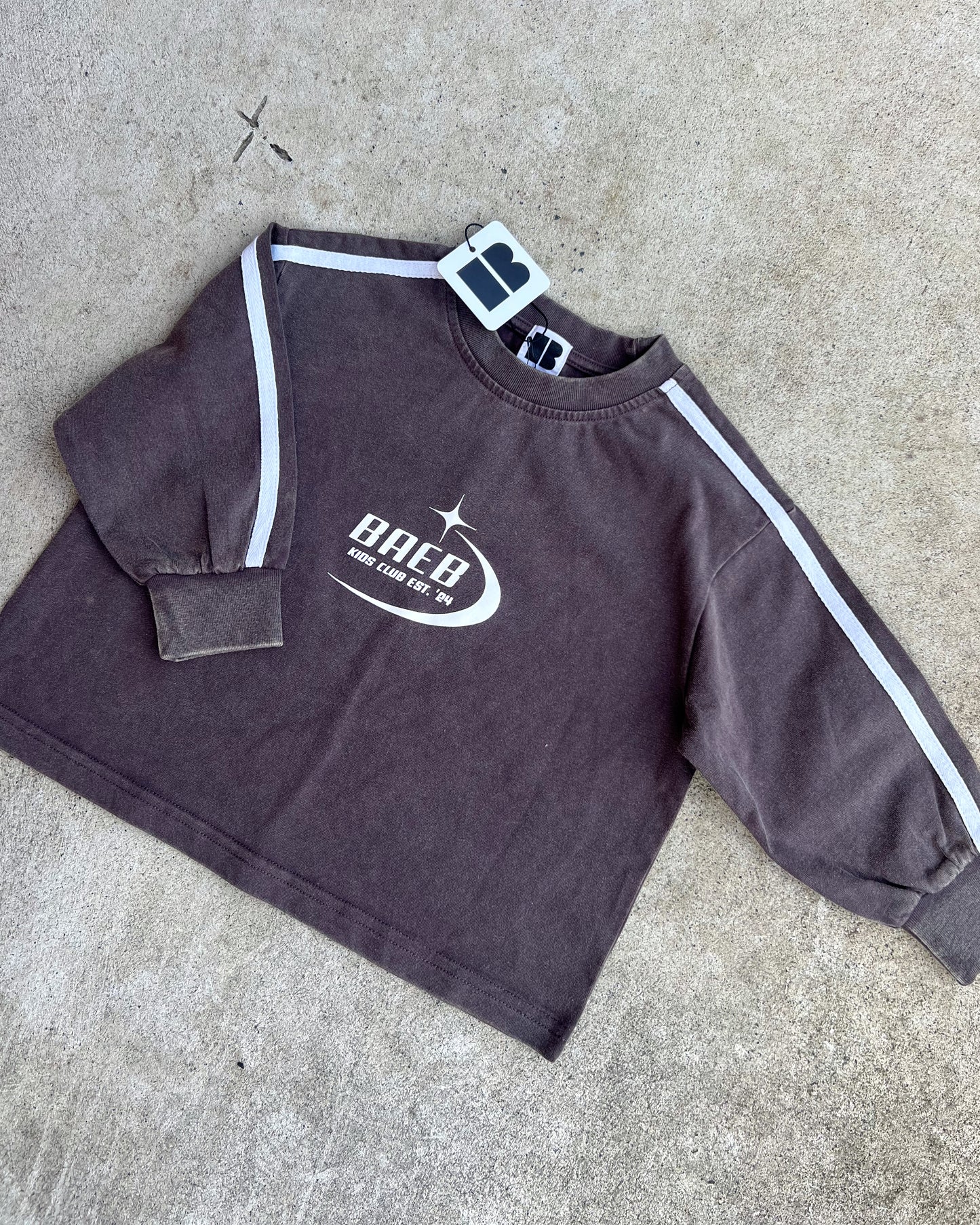 SAMPLE: Brown Washed Long Sleeve