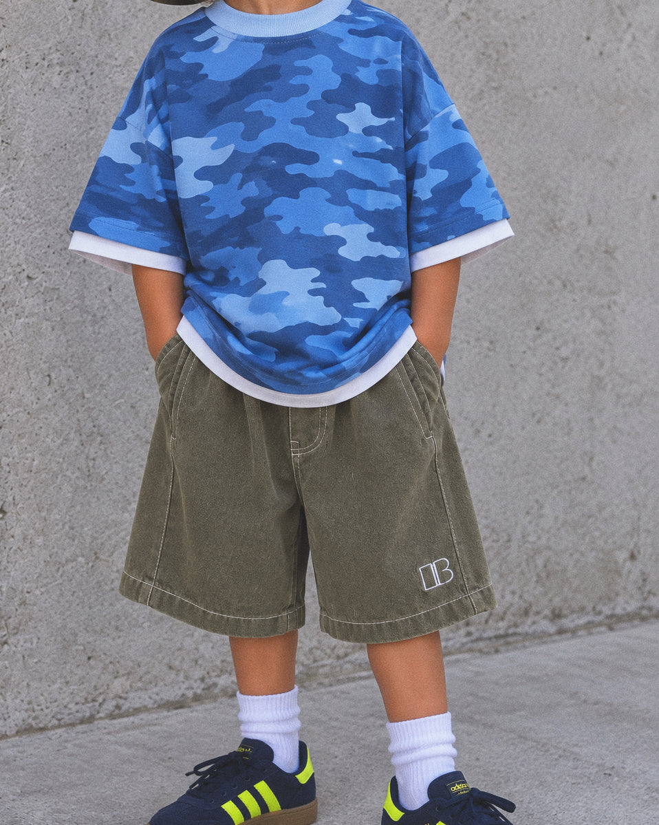 The Everyday Tee ★ Blue Camo (Pre-Order)