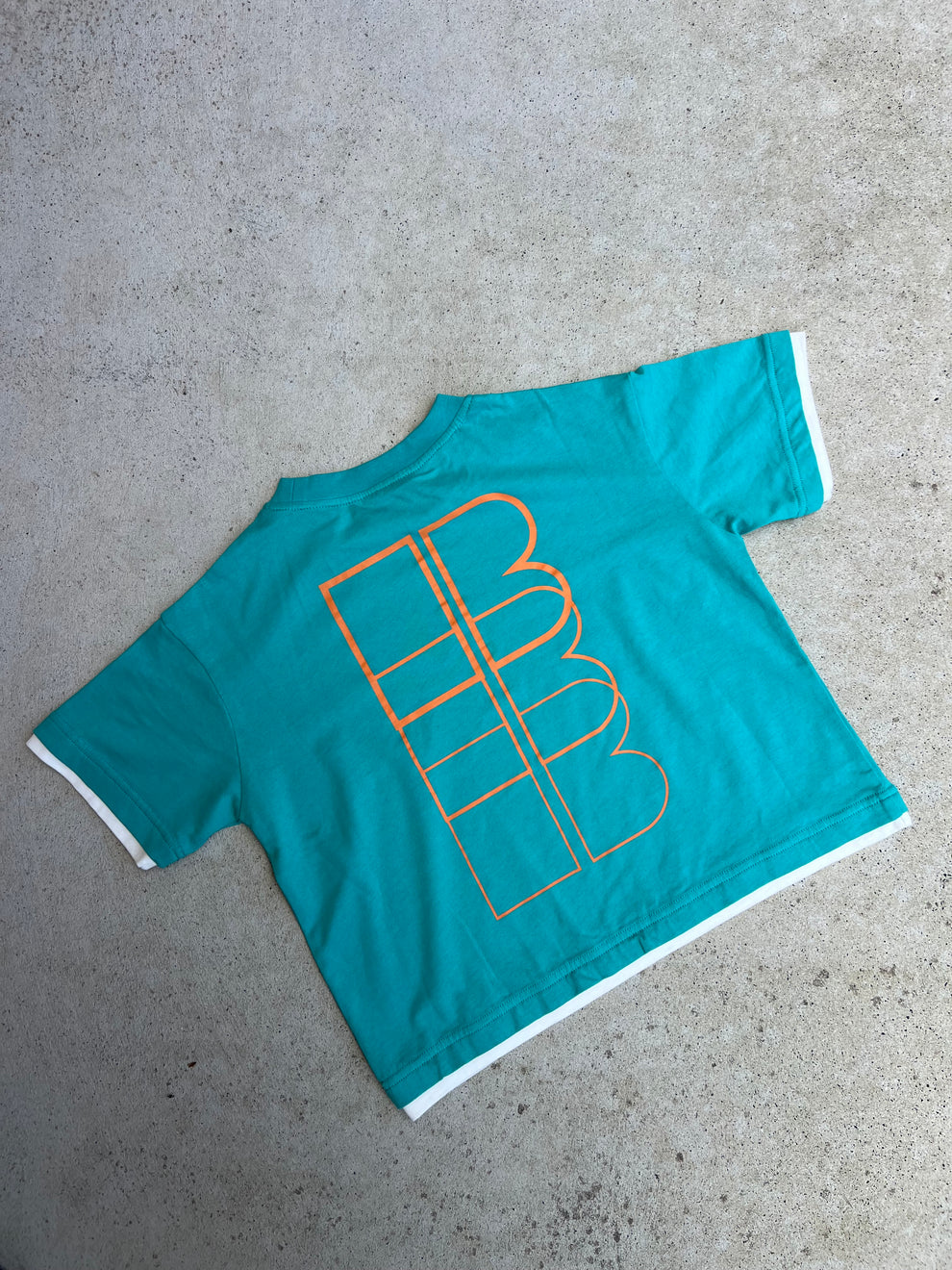 SAMPLE - Double Layer Tee (turquoise) – BAEB