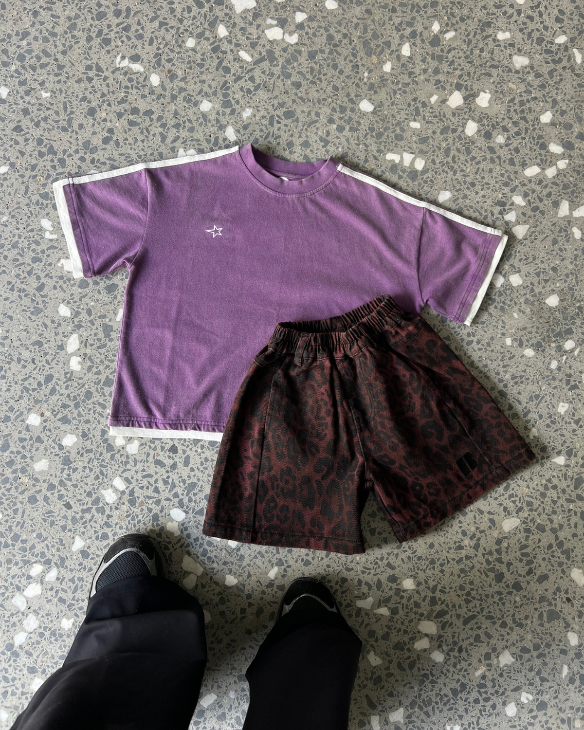 The Core Star Tee ★ Washed Purple (Pre-Order)