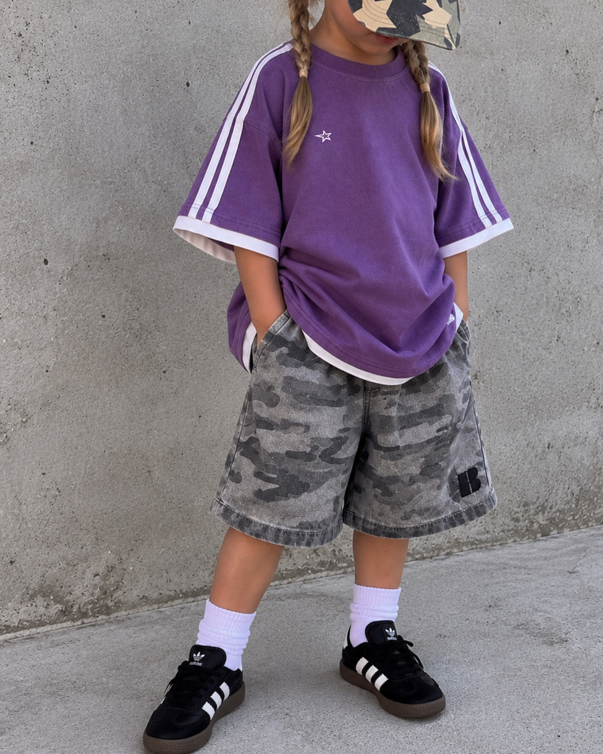 The Core Star Tee ★ Washed Purple (Pre-Order)