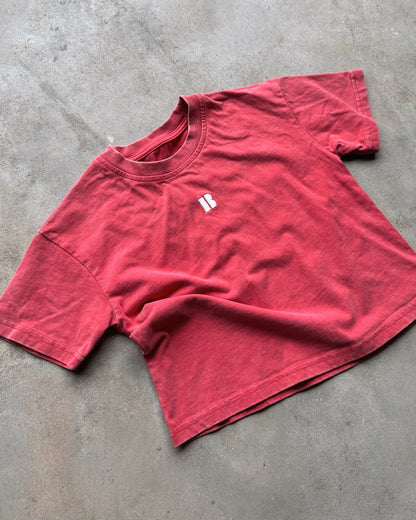 The Everyday Signature Tee - Washed Red