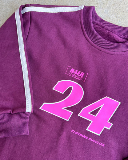 SAMPLE: Plum Fleece Long Sleeve