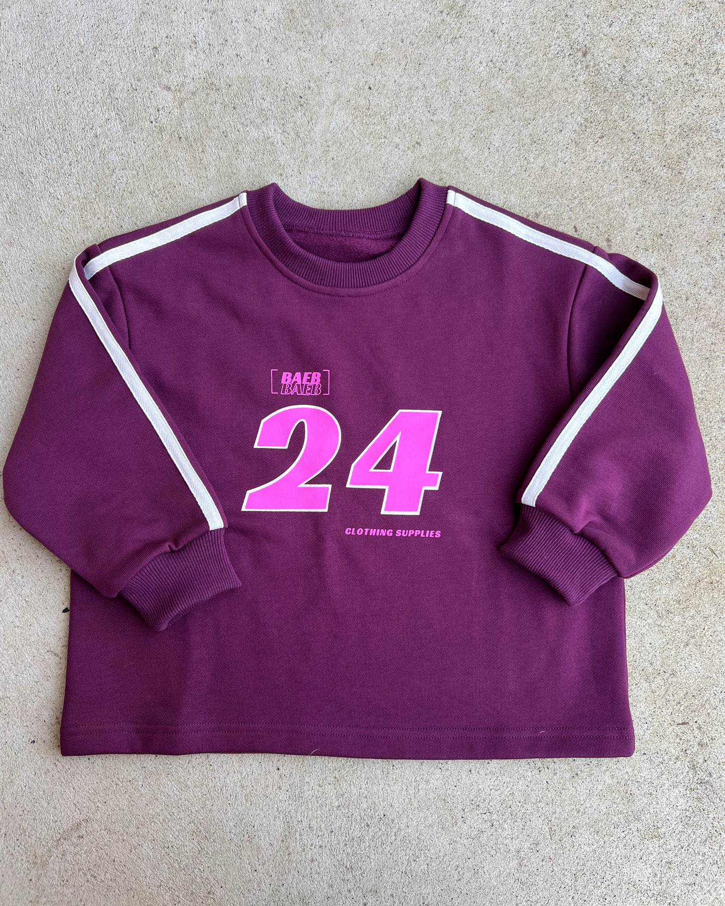 SAMPLE: Plum Fleece Long Sleeve
