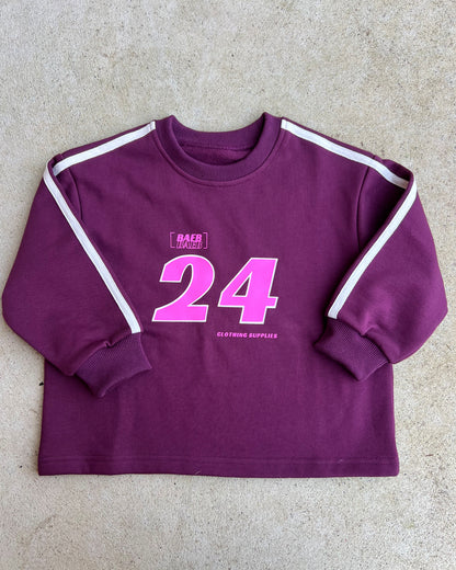 SAMPLE: Plum Fleece Long Sleeve