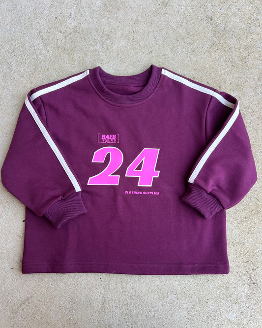 SAMPLE: Plum Fleece Long Sleeve