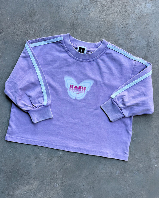 Signature Long Sleeve Tee - Washed Lilac